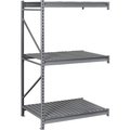 Tennsco Tennsco Bulk Storage Rack, Steel Deck, 96"Wx24"Dx96"H, Add-On, Medium Gray BU-962496CA-MGY